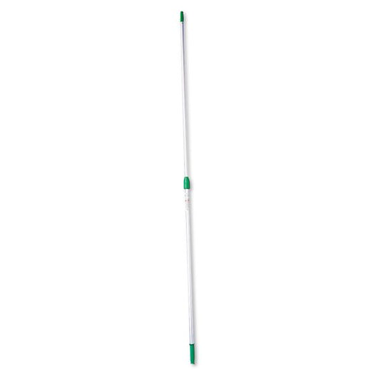 Unger Opti-Loc Extension Pole, 8 ft, Two Sections, Green/Silver