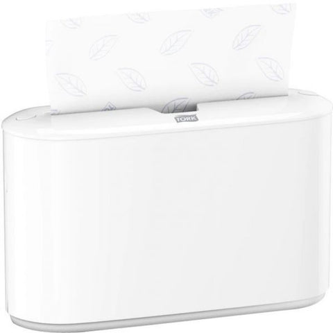 Tork Xpress Countertop Towel Dispenser, 12.68 x 4.56 x 7.92, White Multifold Dispenser - 7.9" Height x 12.7" Width x 4.6" Depth - Plastic - White - Hygienic, Compact - 1 Box