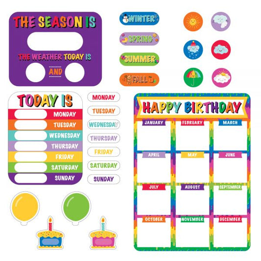 243-Piece Bulletin Board Kit, All Year Round