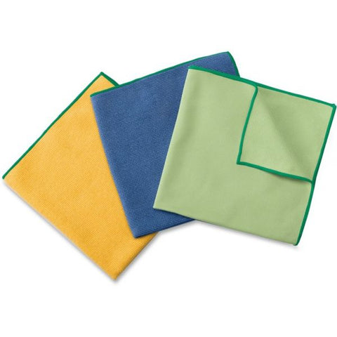 WypAll Microfiber Cloths, Reusable, 15.75 x 15.75, Blue, 6/Pack