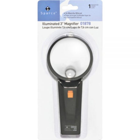 Sparco Illuminated Magnifier 3" Diameter