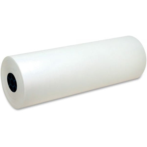 Pacon Kraft Paper Roll, 40 lb Wrapping Weight, 24" x 1,000 ft, White