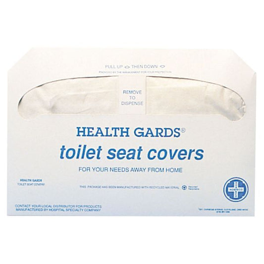 Hospeco Half-Fold Toilet Seat Covers Half-Fold - 250 Covers/ Box - 20 Boxes/ Carton