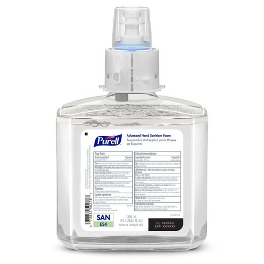 PURELL Advanced Hand Sanitizer Foam ES4 Refill, 1200mL, Pack of 2