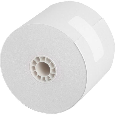 Business Source Paper Rolls 2 1/4" x 150 ft - 1-Ply - White - 12 Rolls/ Pack