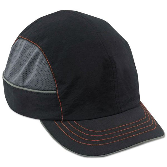 ergodyne Skullerz 8950 Bump Cap, Short Brim, Black