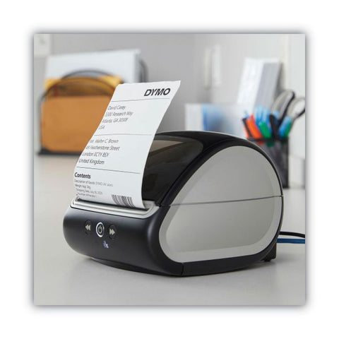 Dymo LabelWriter 5XL Direct Thermal Printer - Monochrome - Label Print - Ethernet - USB - Black 4.16" Print Width - 53 lpm Mono - 300 dpi - For PC, Mac