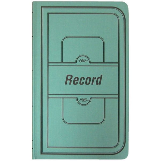 Boorum & Pease Account Record Book, Record-Style Rule, Blue Cover, 11.75 x 7.25 Sheets, 500 Sheets/Book