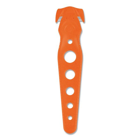 Westcott Safety Cutter, 1.2" Blade, 5.75" Plastic Handle, Orange, 5/Pack