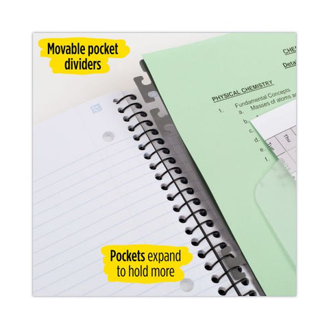 Five Star Advance Wirebound Notebook, 1 Subject, Medium/College Rule, Randomly Assorted Covers, 11