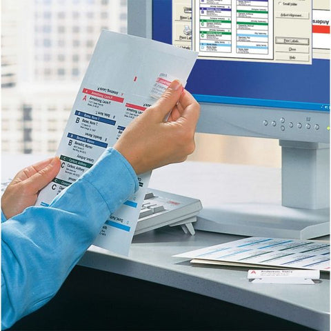 Smead Viewables Hanging Folder Labeling System 3.50" Width - 3-Sided - 25 Tabs - 32 Labels - 32 Clear Label Protectors