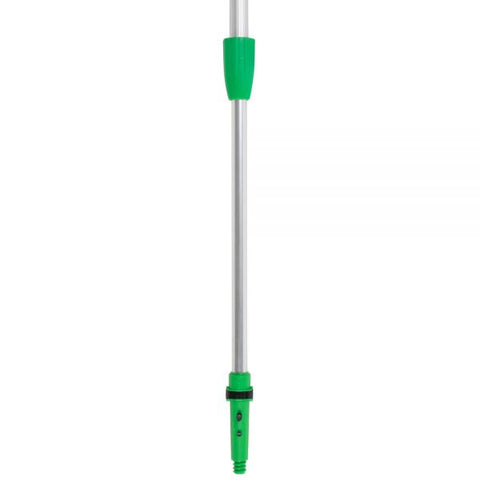 Unger Opti-Loc Extension Pole, 4 ft, Two Sections, Green/Silver