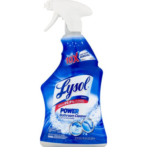 Lysol Bathroom Cleaner Spray - 22 oz (1.37 lb) - Spray Bottle - 1 Each