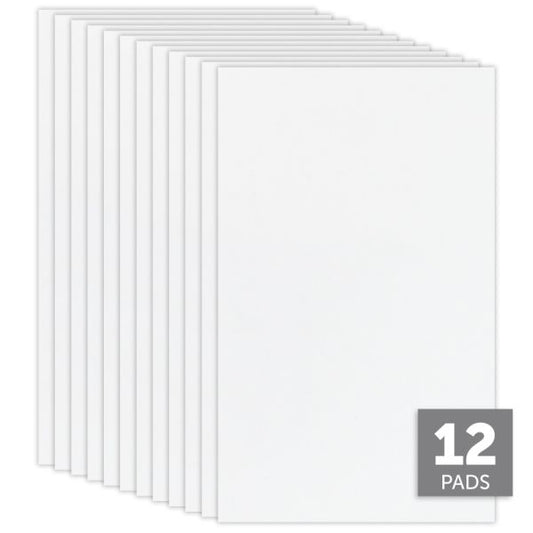 TOPS Memo Pads 100 Sheet(s) - 3" x 5" - 12 / Pack - White