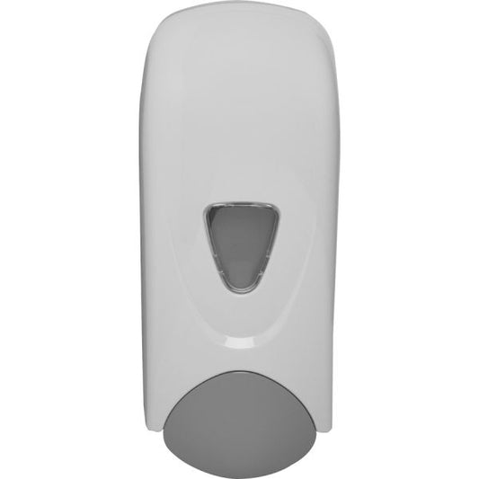 Genuine Joe Manual Liquid Soap Dispenser White & Gray - 1,000 mL Capacity