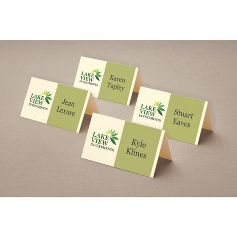 Avery Small Tent Card, Ivory, 2 x 3.5, 4 Cards/Sheet, 40 Sheets/Pack