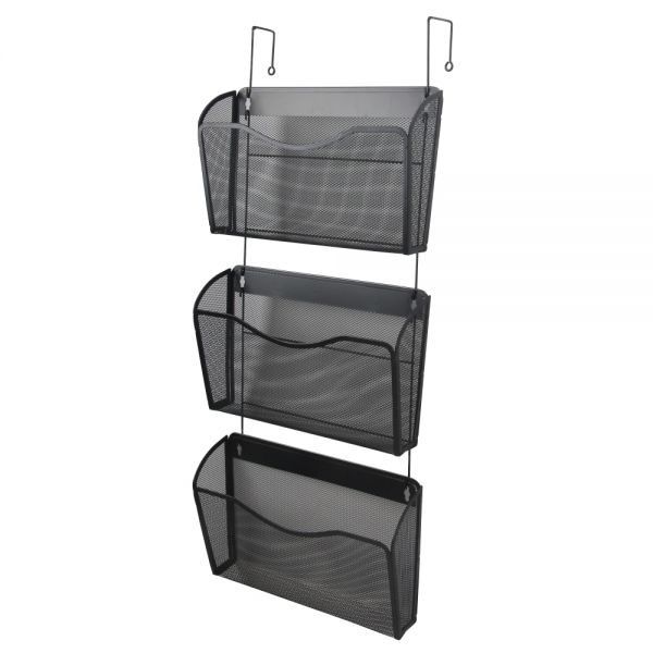 Mesh Hanging Wall Files, Black, Pack Of 3 Files