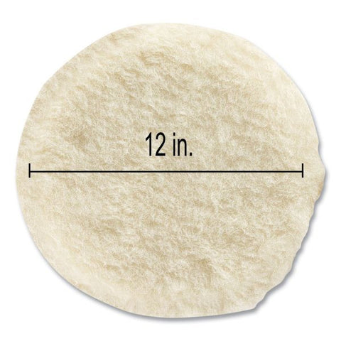 Oreck Commercial Orbiter Polishing Pad, 12" Diameter, White