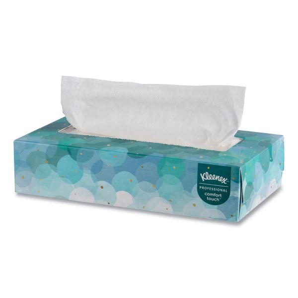 Kleenex White Facial Tissue for Business, 2-Ply, White, Pop-Up Box, 100 Sheets/Box, 36 Boxes/Carton