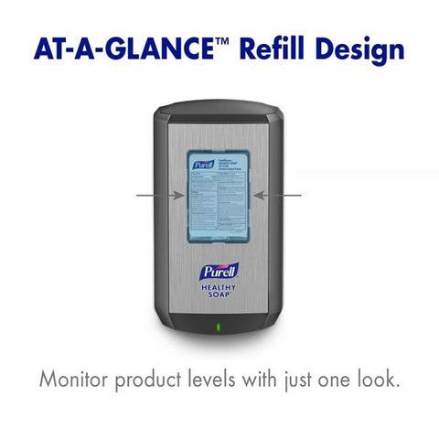 Purell CS6 Touch-Free Dispenser Floor Stand, 28-1/2"H x 13-1/2"W x 5"D, Graphite