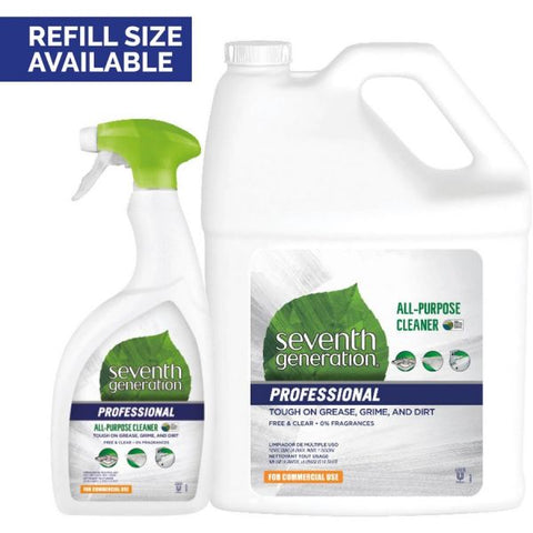 Seventh Generation Professional All-Purpose Cleaner Spray - 32 fl oz (1 quart) - Spray Bottle - 1 Each - White