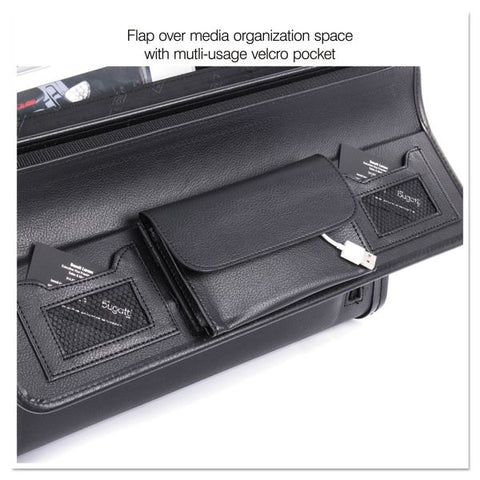 Catalog Case on Wheels, Fits Devices Up to 17.3", Koskin, 19 x 9 x 15.5, Black