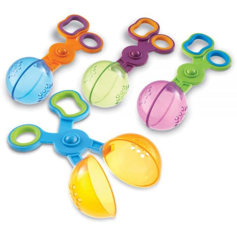 Learning Resources Handy Scoopers Theme/Subject: Learning, Fun - Skill Learning: Tactile Stimulation, Fine Motor, Eye-hand Coordination, Sensory Perception - 3 Year & Up - Translucent, Assorted