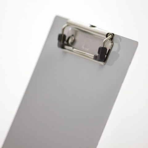 Officemate Aluminum Clipboard 9" x 12.5" Actual Board Size - Low Profile Clip - Aluminum - Silver - 1 Each - For Use With Letter Size Pads/Papers