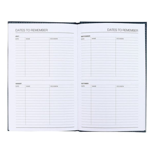 Vinyl Desk Telephone/Address Book, 5 1/8" x 7 3/4