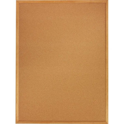 Quartet Classic Series Cork Bulletin Board, 36 x 24, Natural Surface, Oak Fiberboard Frame