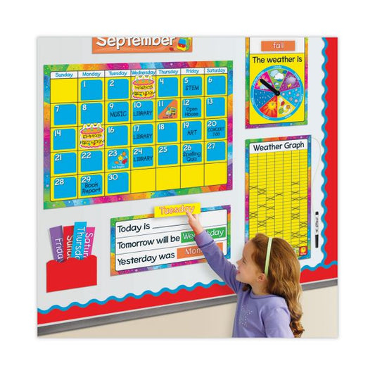 TREND Year Around Calendar Bulletin Board Set, 22" x 17"