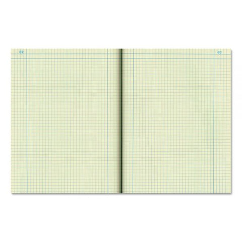 National Computation Notebook, Quadrille Rule, Brown Cover, 11.75 x 9.25, 75 Sheets