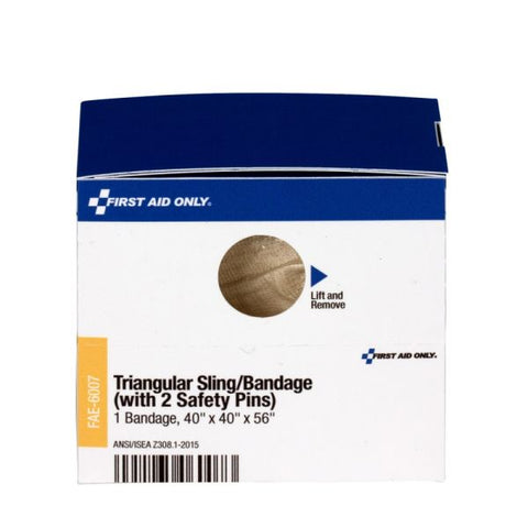 First Aid Only SmartCompliance Triangular Sling/Bandage, 40 x 40 x 56