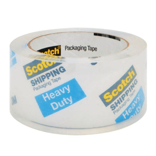 Scotch 3850 Heavy-Duty Packaging Tape, 3" Core, 1.88" x 54.6 yds, Clear, 6/Pack