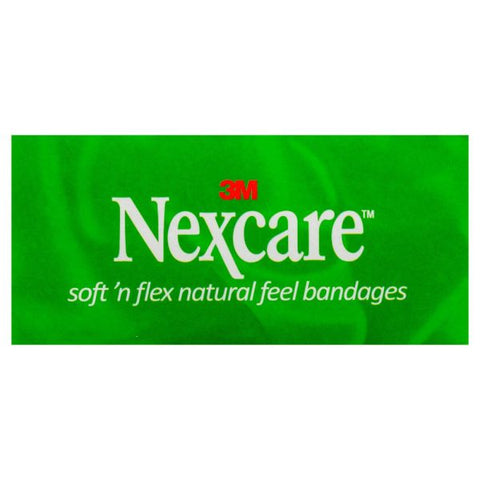 Nexcare Soft 'n Flex Bandages Assorted Sizes - 0.94" x 1.13", 1.13" x 3", 0.88" x 2.25" - 30/Box - 30 Per Box - Tan - Fabric