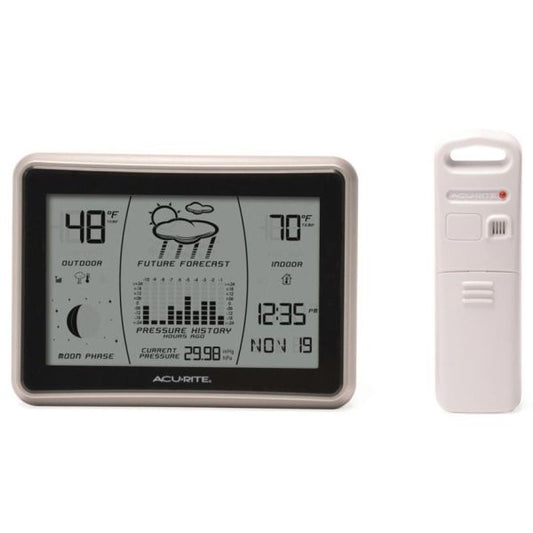 AcuRite Weather Station LCD - Weather Station165 ft - Desktop, Wall Mountable