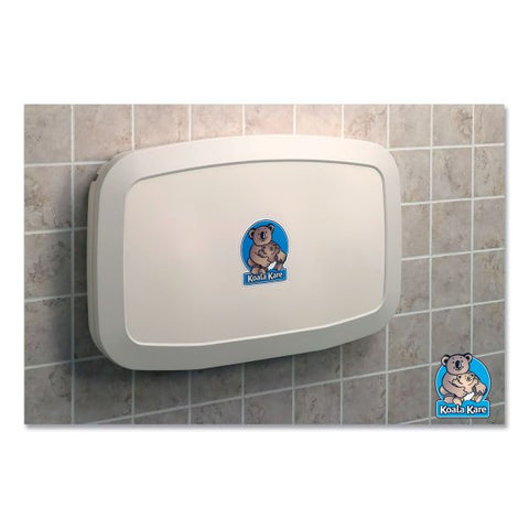 Koala Kare Horizontal Baby Changing Station, 35.19 x 22.25, Cream