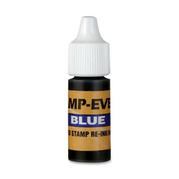 Stamp-Ever Pre-inked Stamp Ink Refill 1 Each - Blue Ink - 0.24 fl oz