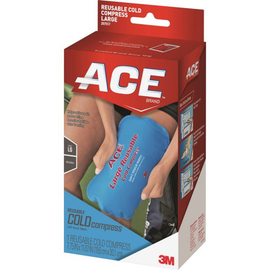 Ace Reusable Cold Pack Large Size - Reusable - Soft Touch Fabric - 1 Each