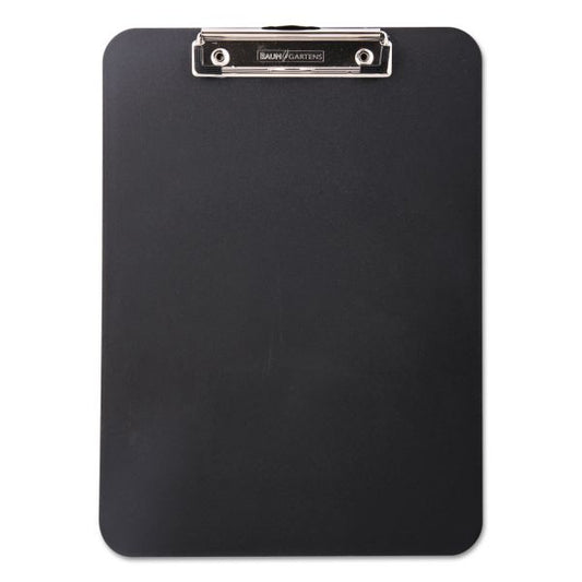 Mobile OPS Unbreakable Recycled Clipboard, 0.5" Clip Capacity, Holds 8.5 x 11 Sheets, Black