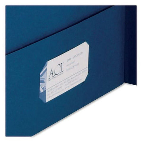 Smead Two-Pocket Folder, 100-Sheet Capacity, Dark Blue, 25/Box