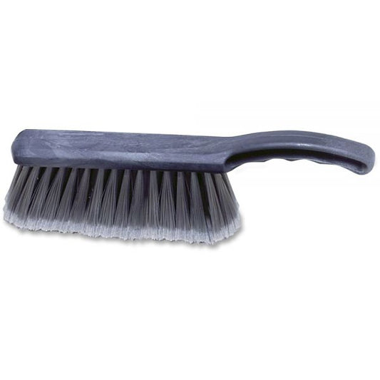 Rubbermaid Commercial Countertop Brush, Silver Polypropylene Bristles, 12.5" Brush, Silver Plastic Handle