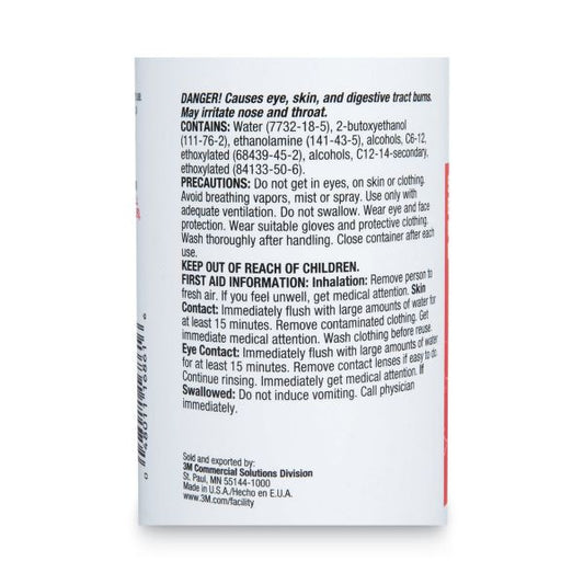 3M Sharpshooter Extra Strength No-Rinse Mark Remover, 1 qt Spray Bottle, 12/Carton