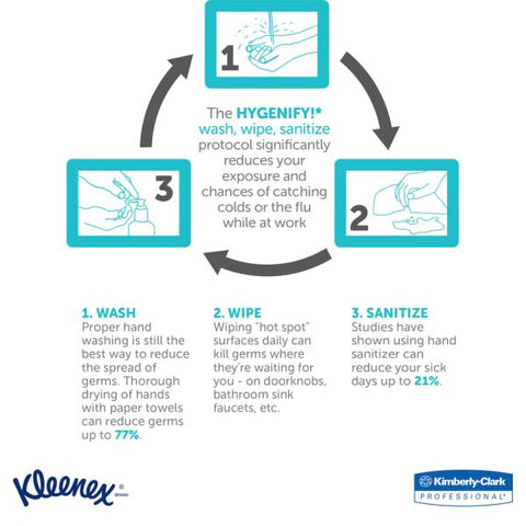 Kleenex Moisturizing Instant Foam Hand Sanitizer, 1000mL, Clear, 6/Carton