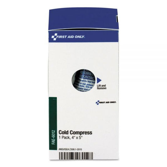 First Aid Only SmartCompliance Instant Cold Compress, 5 x 4