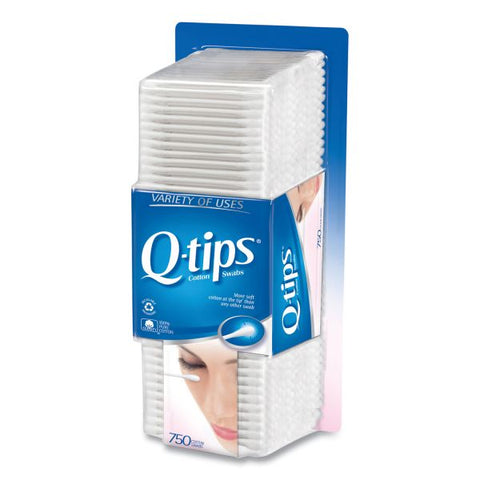 Q-tips Cotton Swabs, 750/Pack