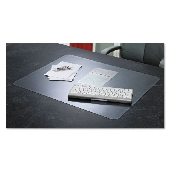 Artistic KrystalView Desk Pad with Antimicrobial Protection, Matte Finish, 22 x 17, Clear