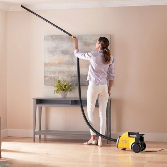 Eureka Mighty Mite Canister Vacuum, Black/Yellow