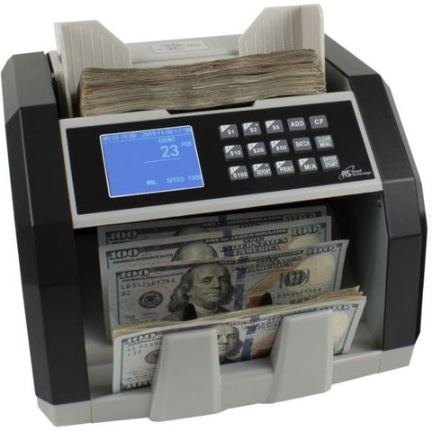 Royal Sovereign Front Load Bill Counter w/ Value Counting/Counterfeit Detection, 1500 Bills/Min