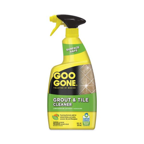 Goo Gone Grout and Tile Cleaner, Citrus Scent, 28 oz Trigger Spray Bottle